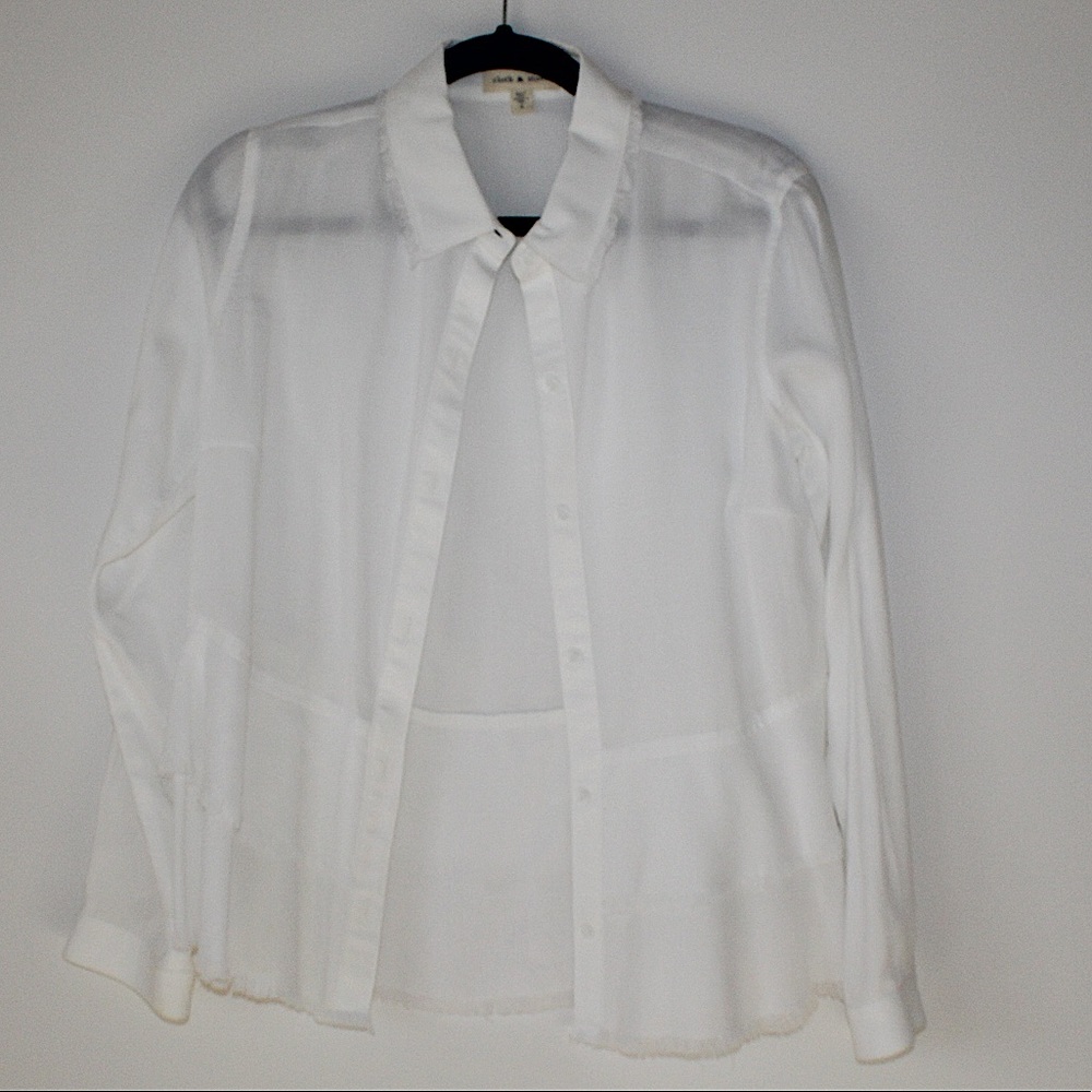 Cloth & Stone fringe blouse